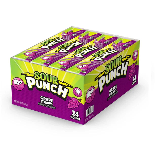 Punch acidulé Bonbons pailles de raisin