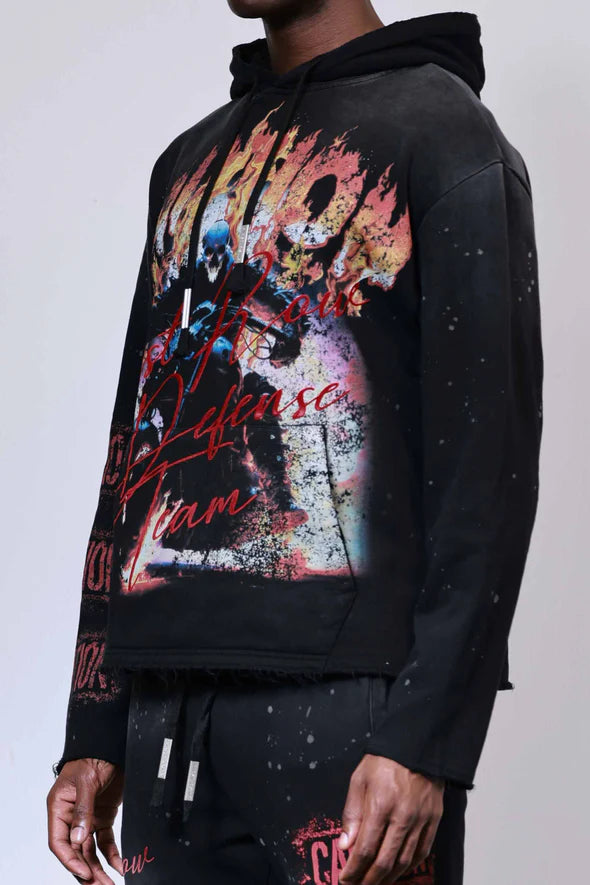 First row hoodie noir