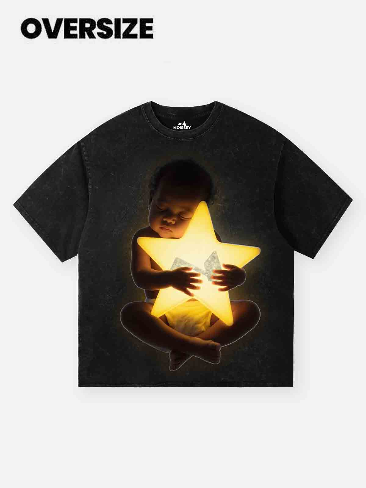 Embrace the stars in the universe print T-shirt