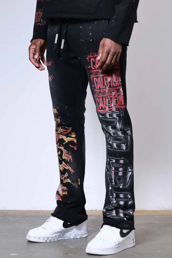 First row black pants
