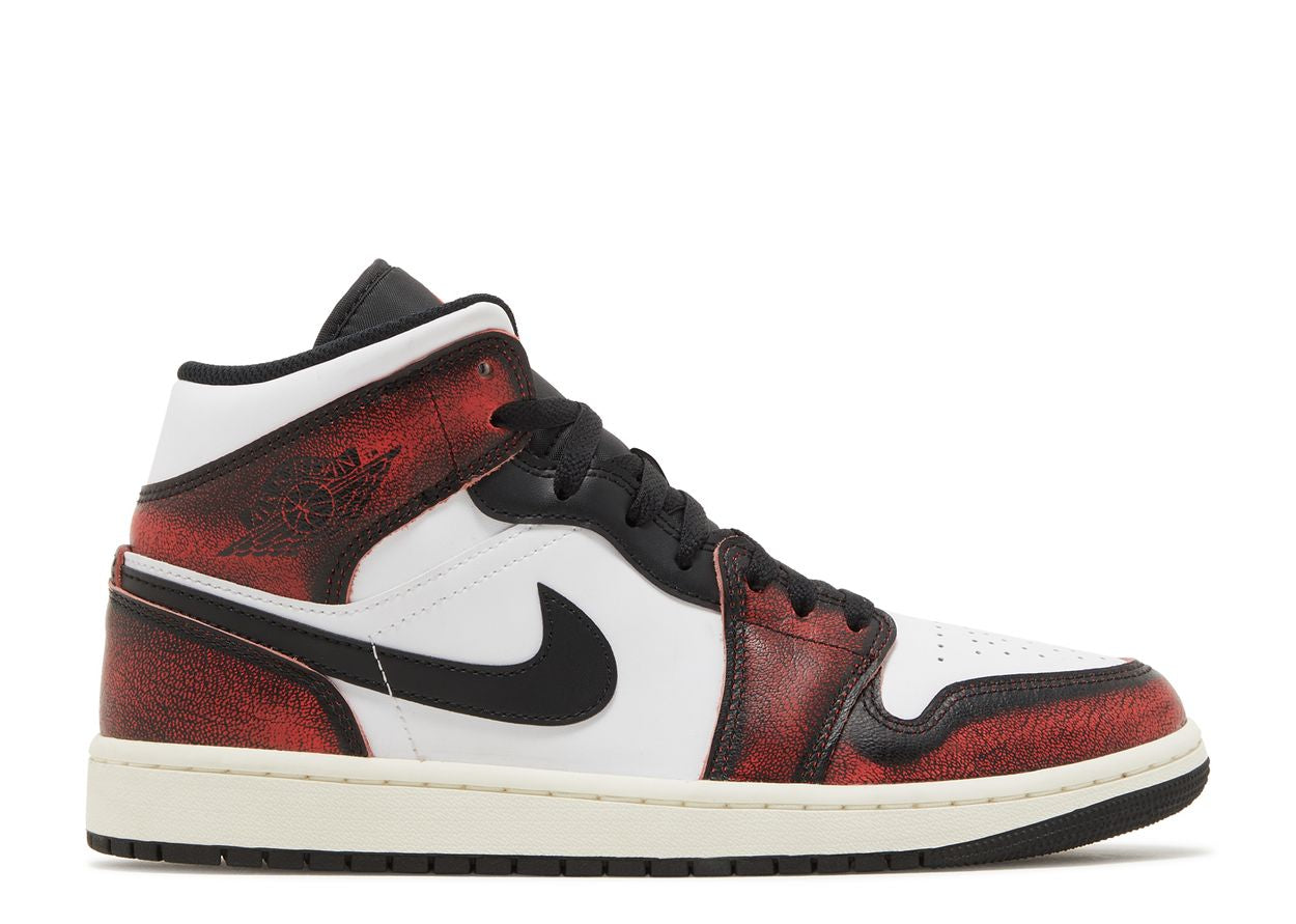 Jordan 1 Mid Wear-Away Chicago