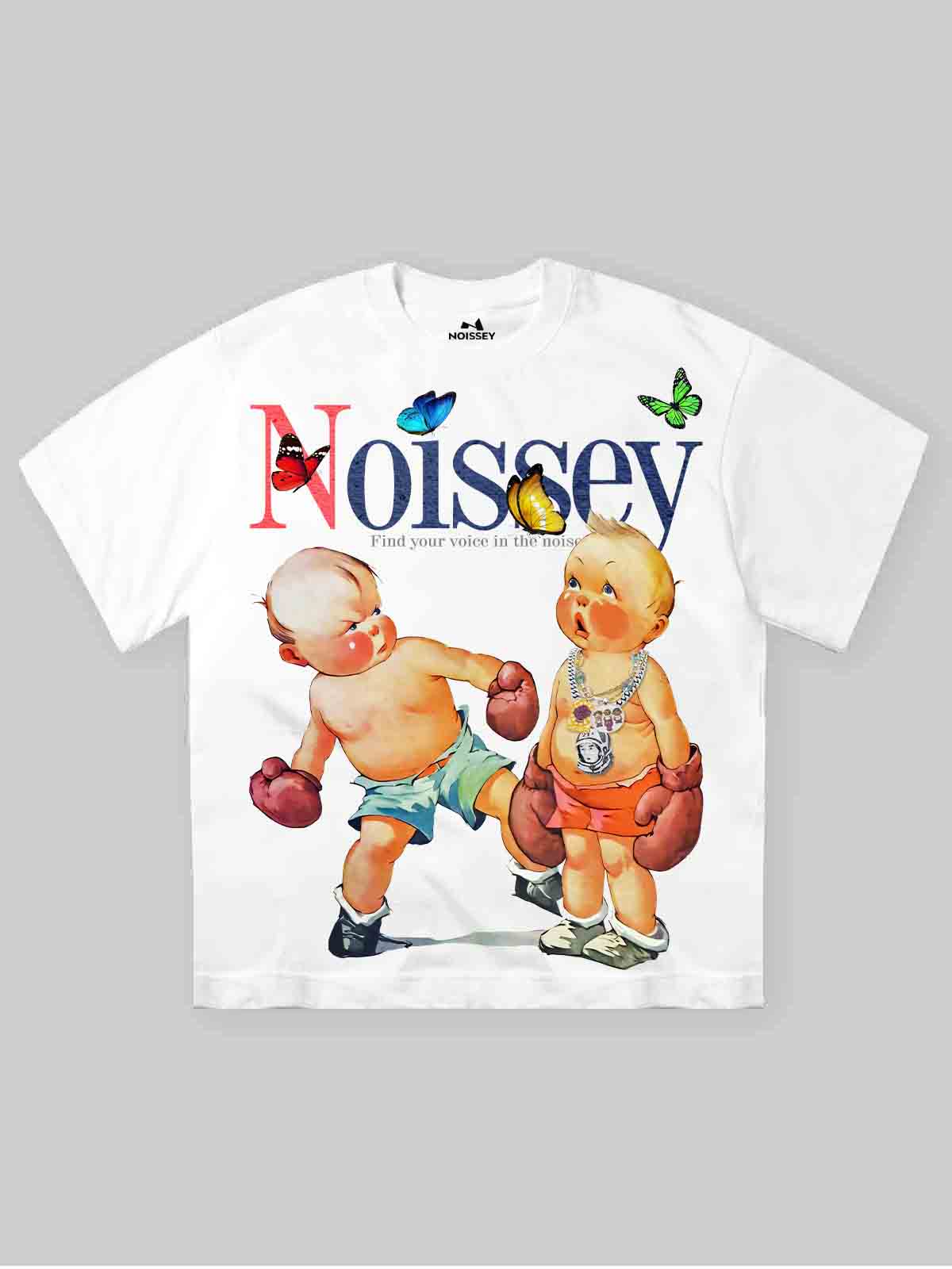 Boxing Match Print T-shirt