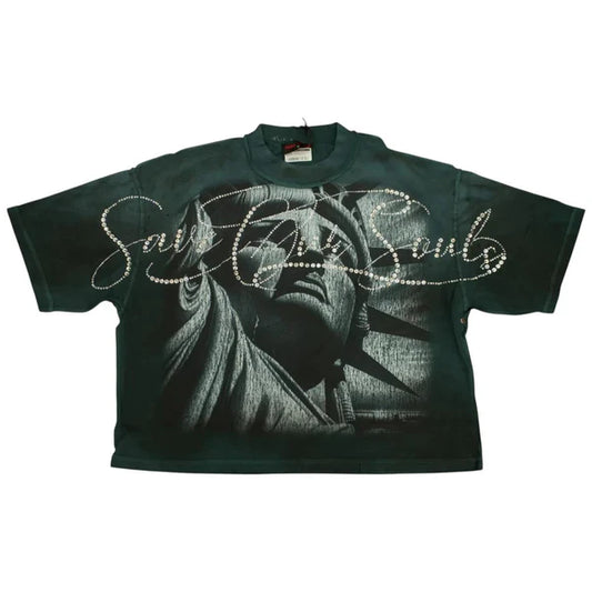RARE PEACE TEE Style RT5058 Pine Green