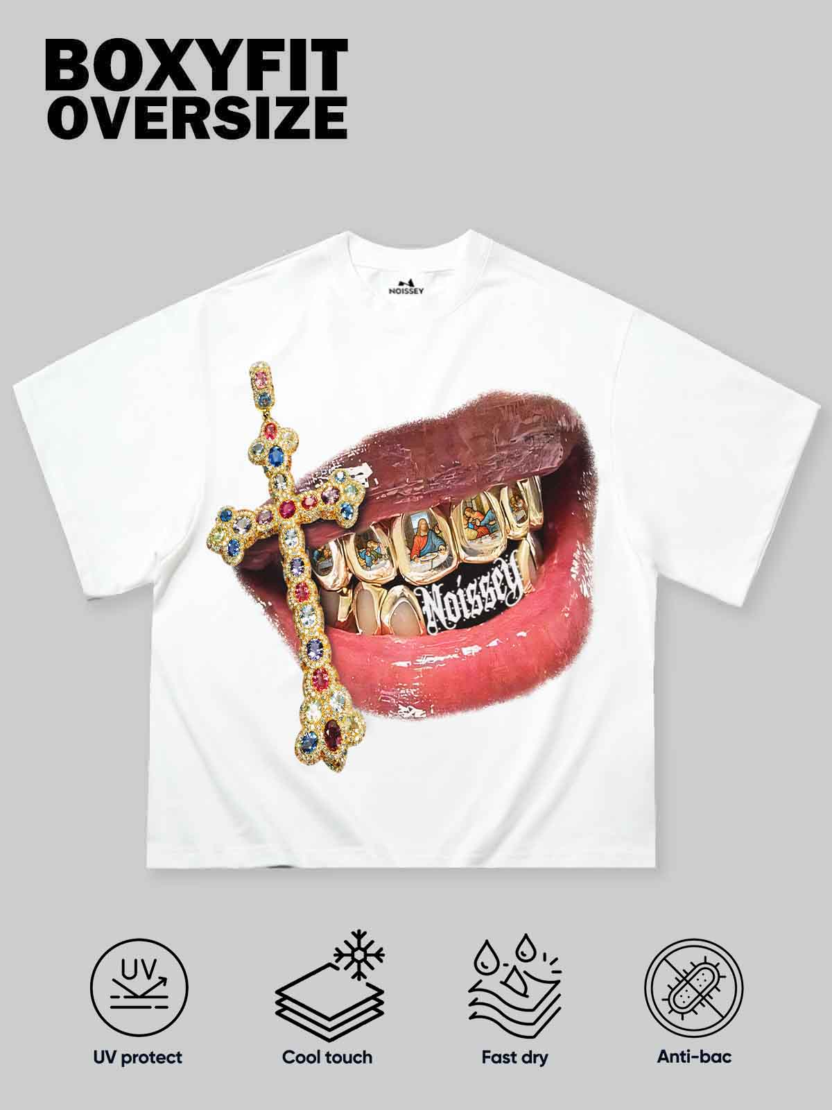 "The Last Supper" Golden Grills Print T-shirt