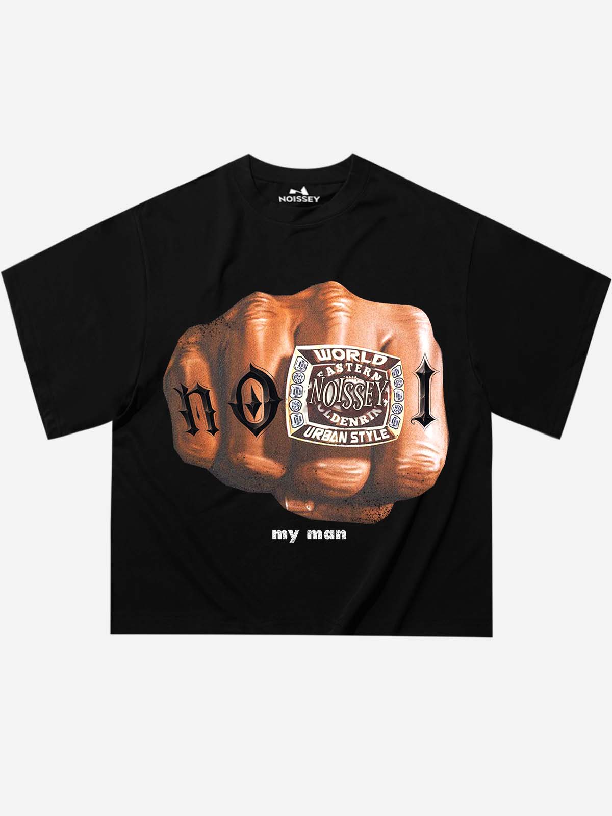 DAP ME UP! Print Boxy Oversized T-Shirt