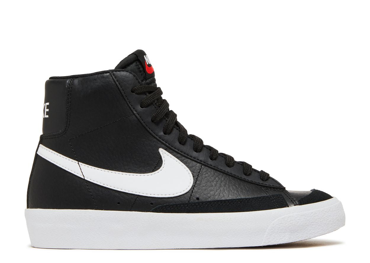 Nike Blazer Mid 77 Noir Blanc GS