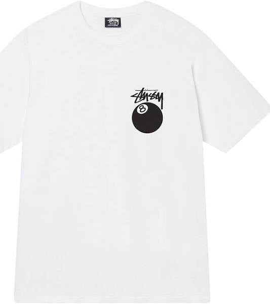 Stüssy hoodie blue with 8 ball black