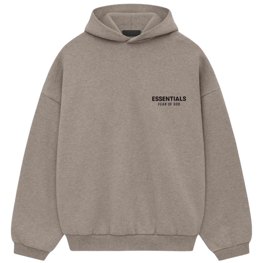 ESSENTIALS FOG HOODIE HEATHER GREY FW24