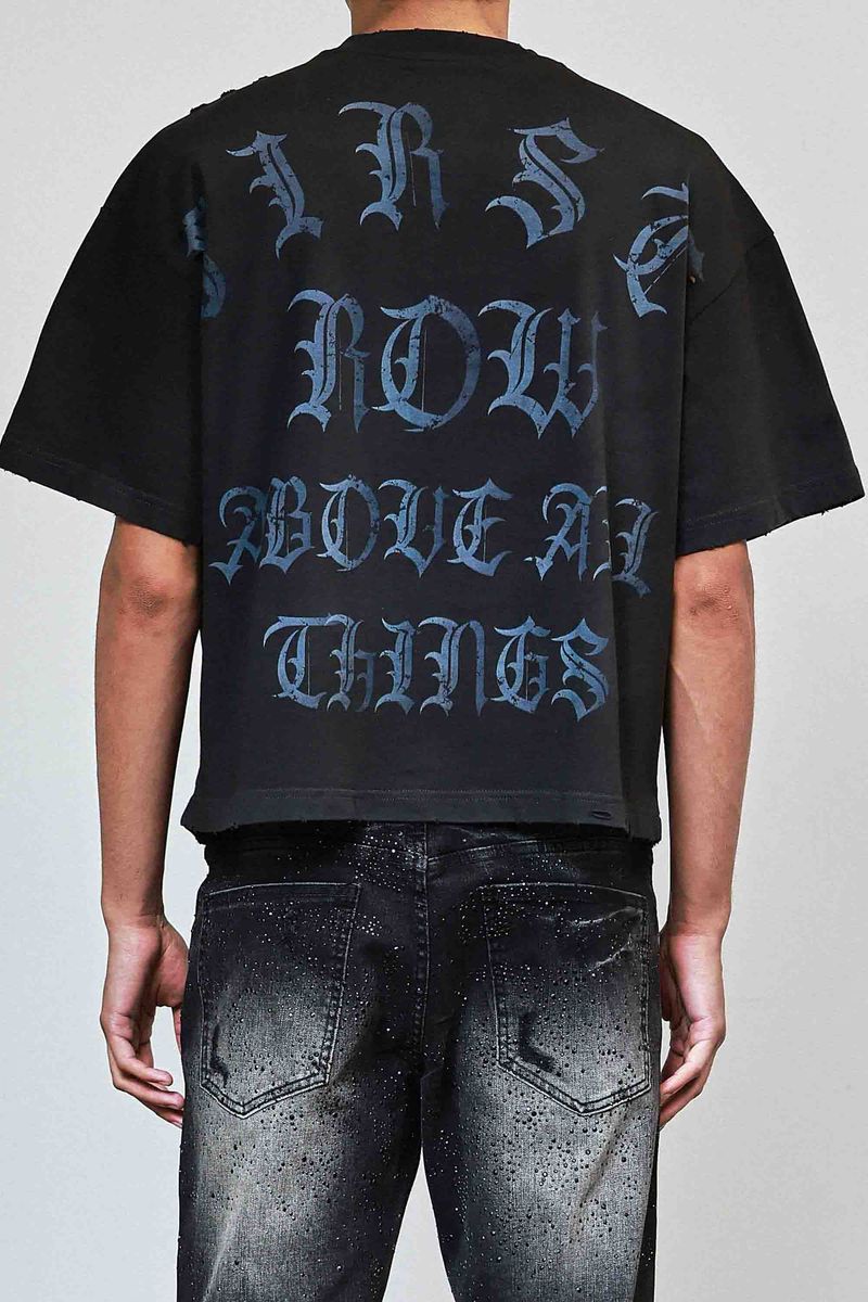 First Row Black Eagle Tee