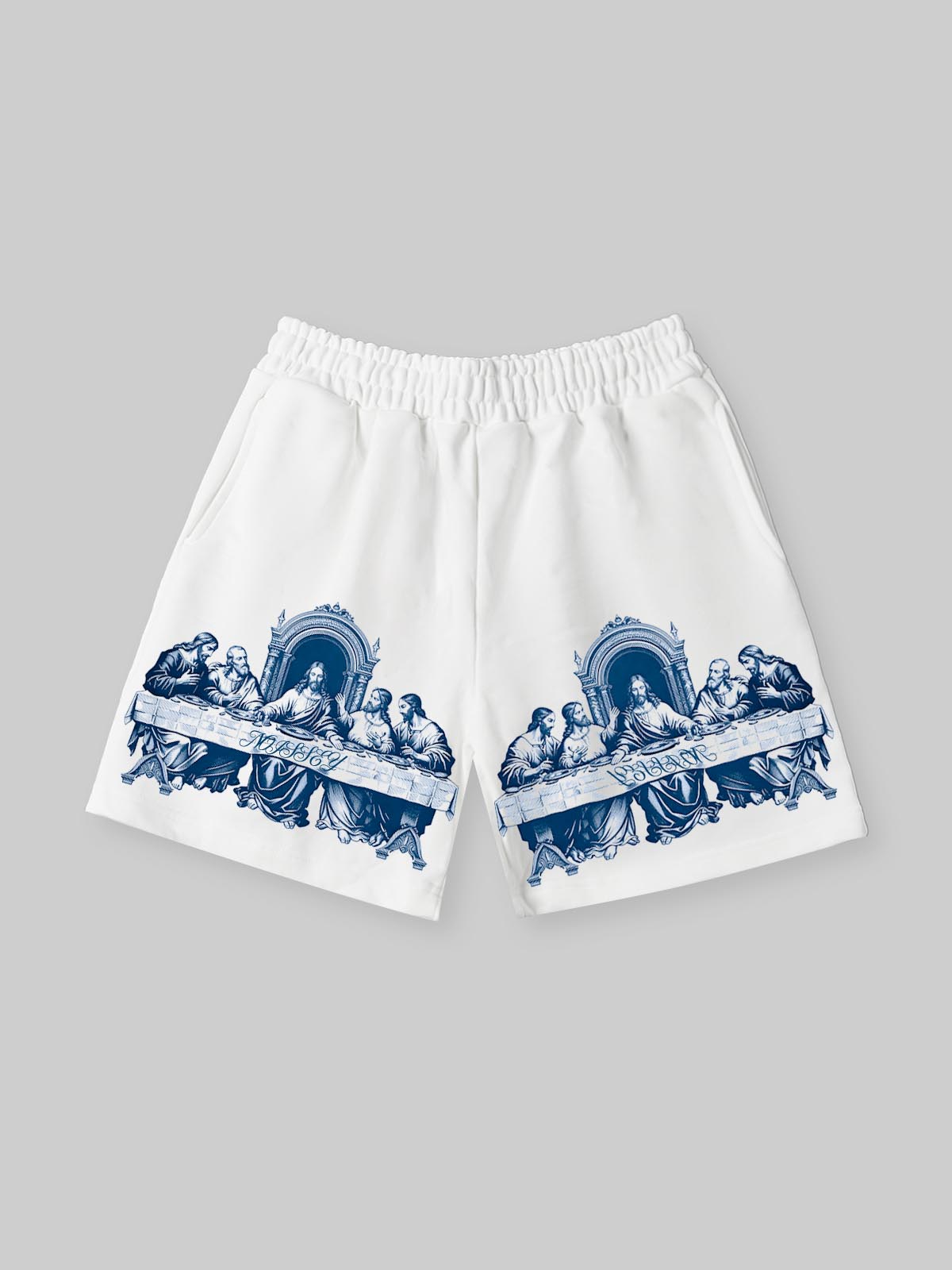 NOISSEY "The Last Supper" Classical Art Graphic Heavyweight Wide-Leg Sweatpants