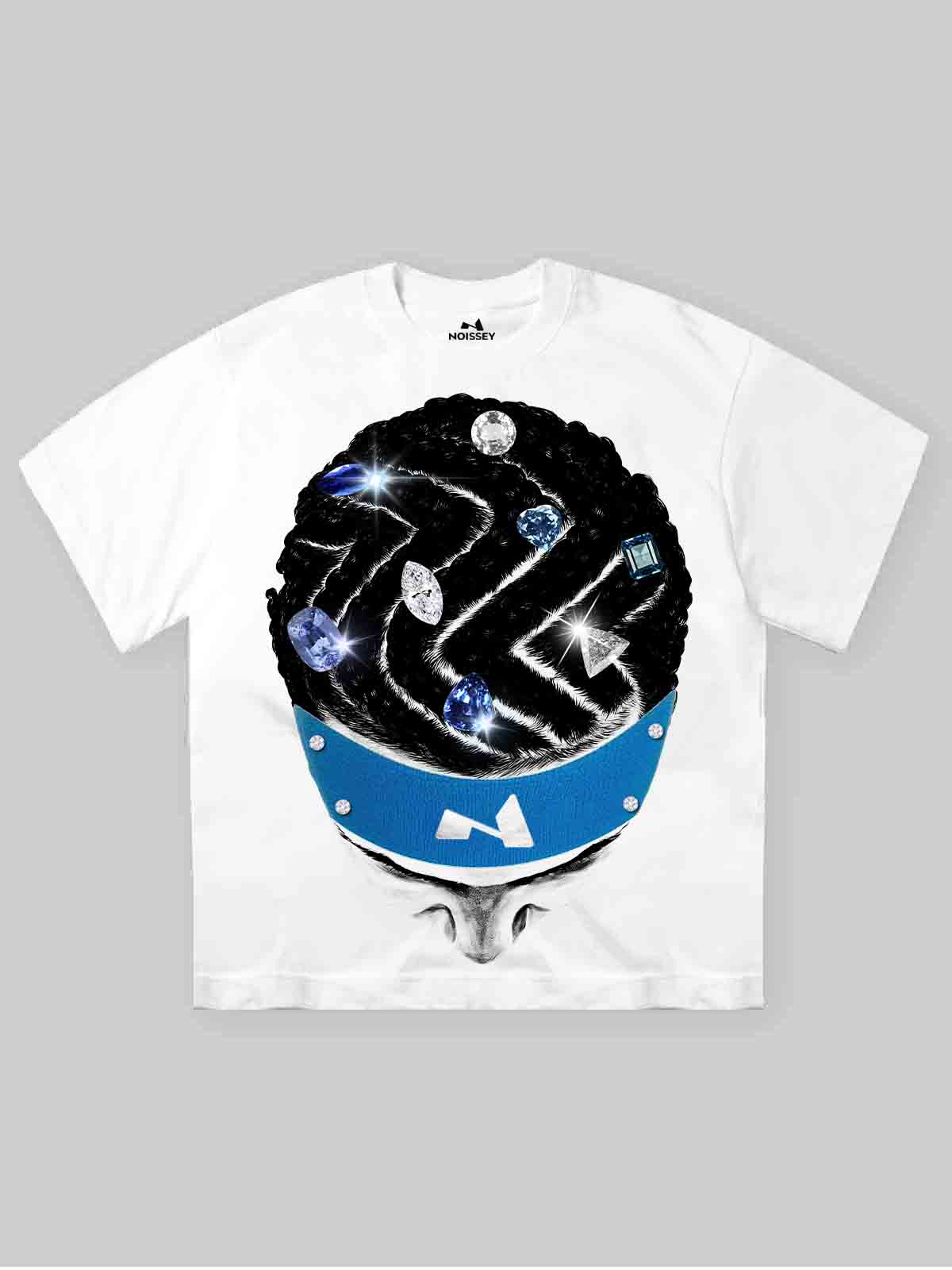 Sports Star Headband Diamond Print T-shirt