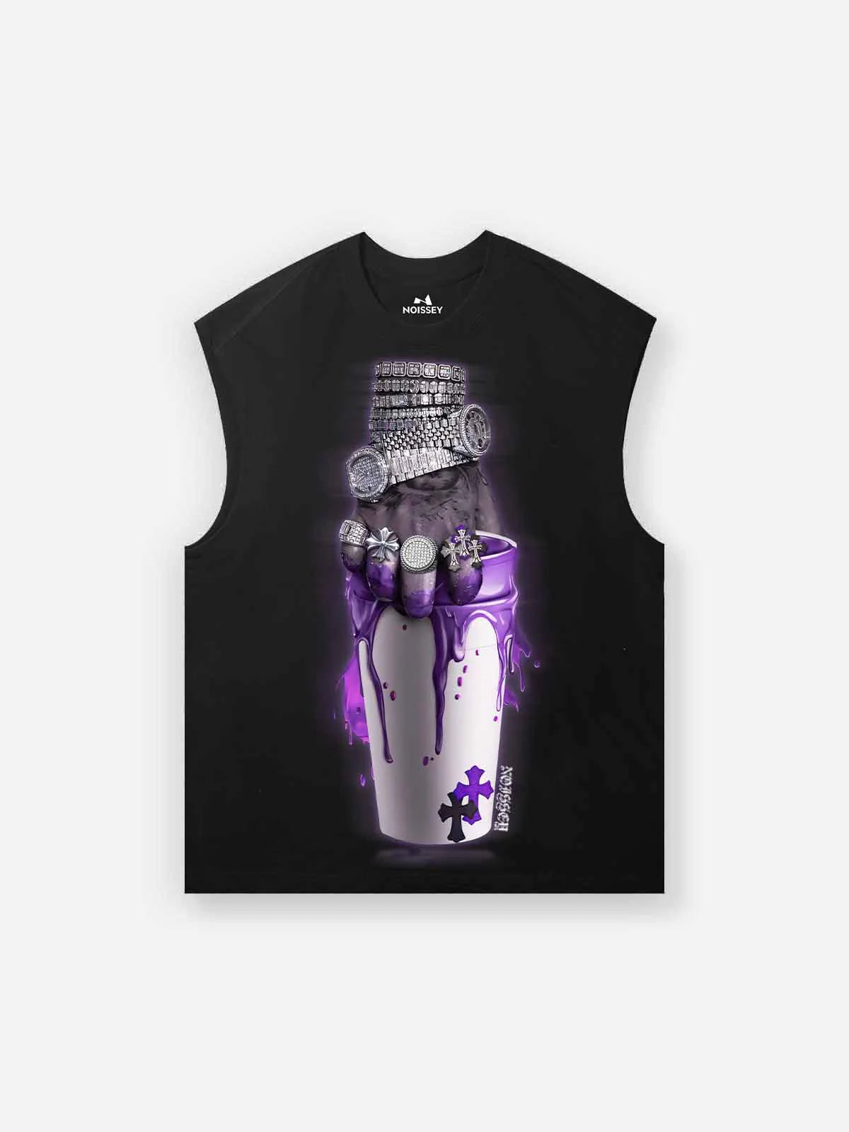 Prosperous Watch Hand Print Tank Top