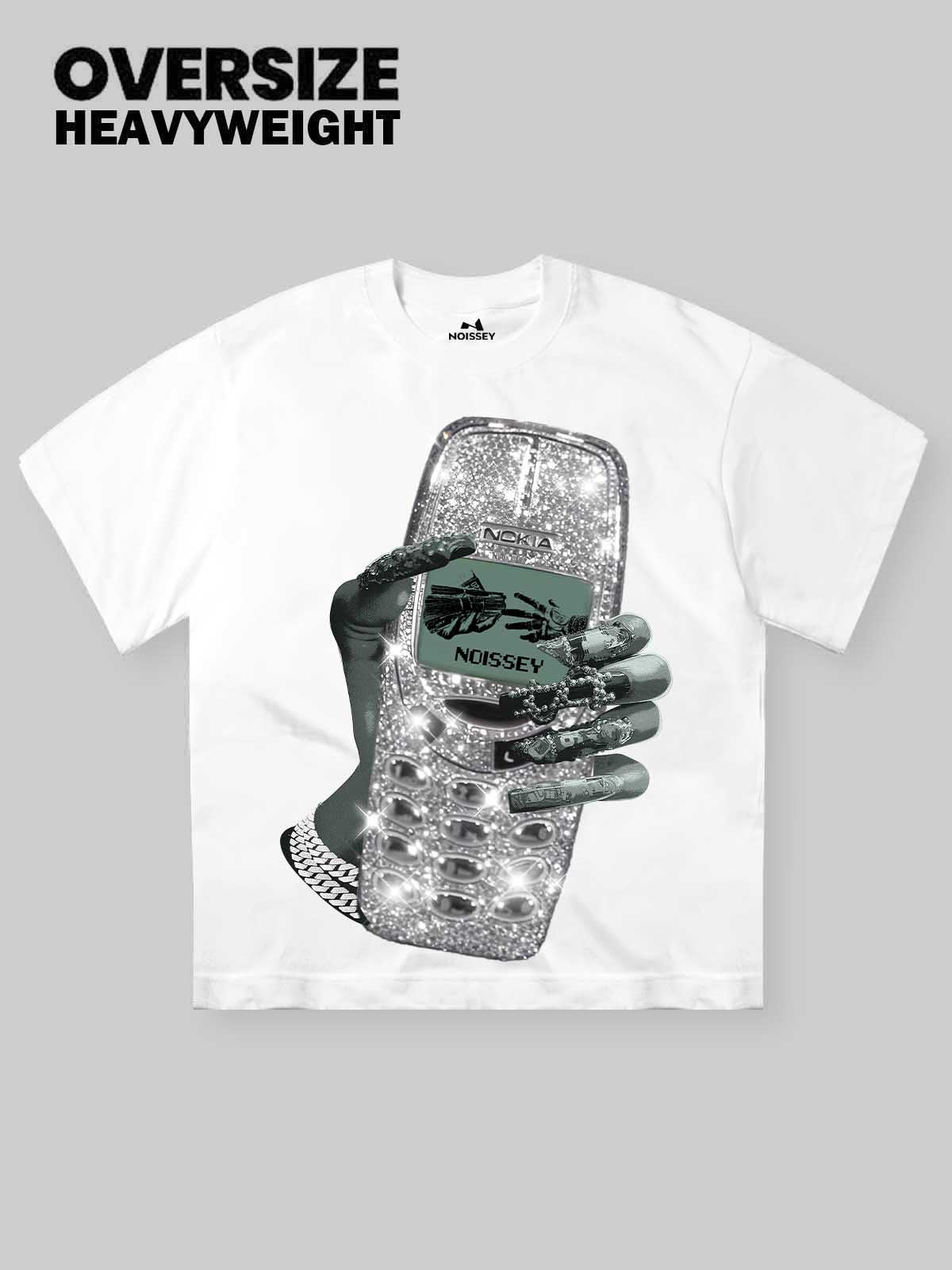 Diamond Nokia Nail Art Print T-shirt