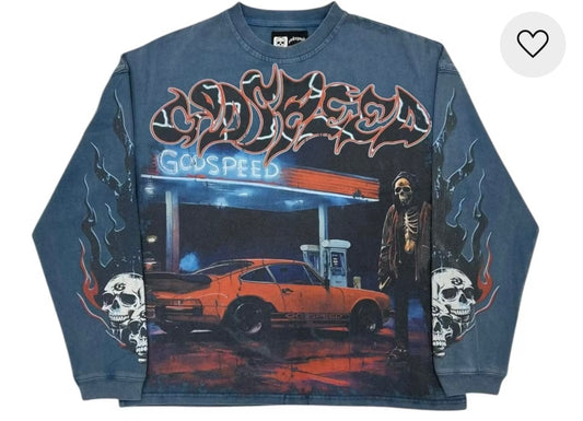 Godspeed T-shirt Ls Pit stop