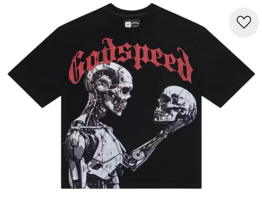 Godspeed T-shirt Man Vs AI Black
