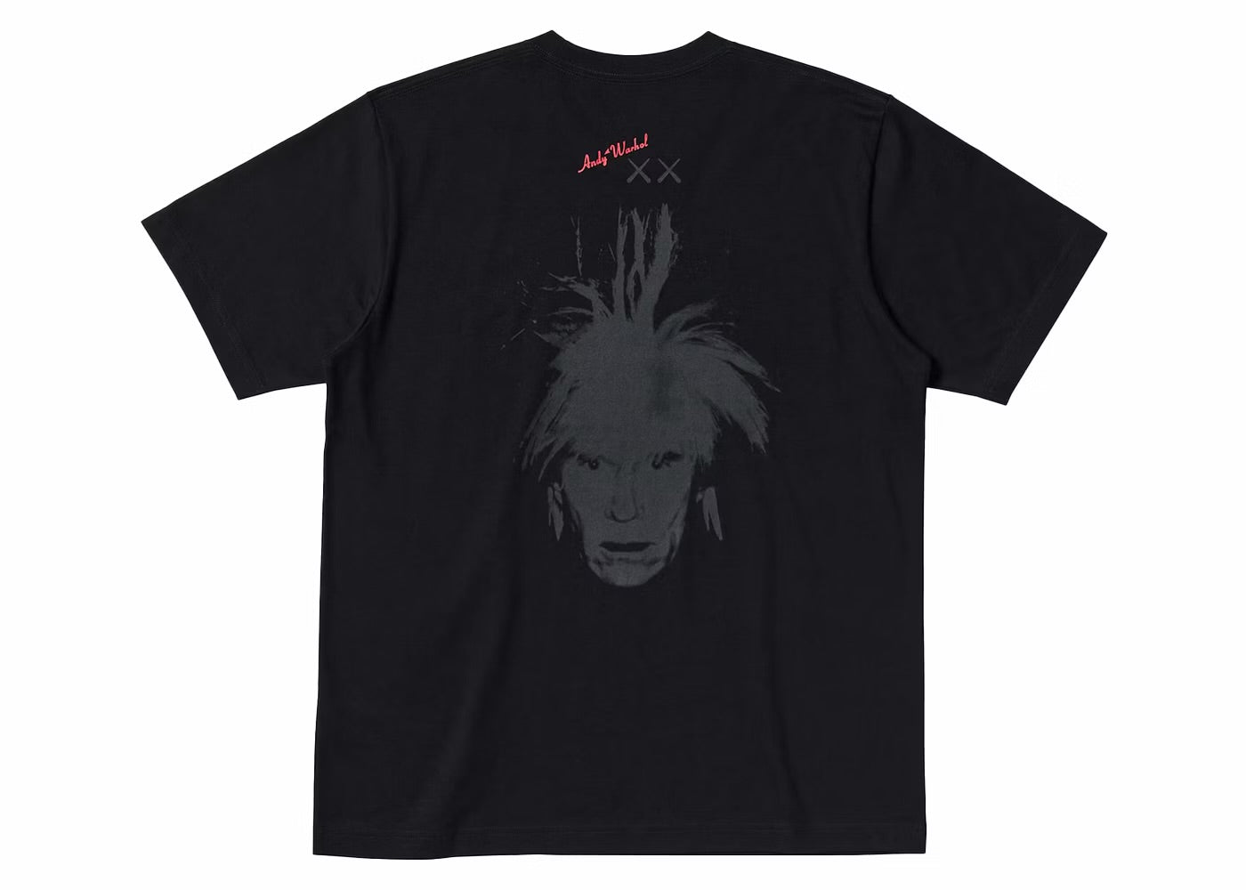 T-shirt noir Kaws x Uniqlo Andy Wharhol