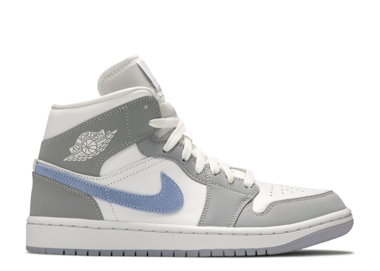 Jordan 1 Mid Wolf Grey Aluminum (Women's)