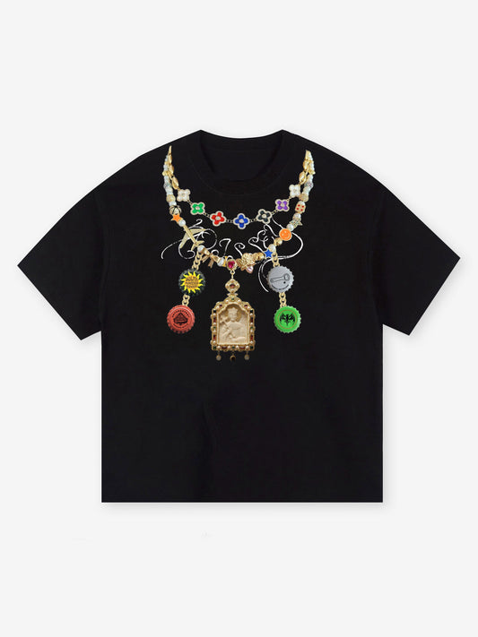 Noissey Original Necklace Graphic Print T-shirt