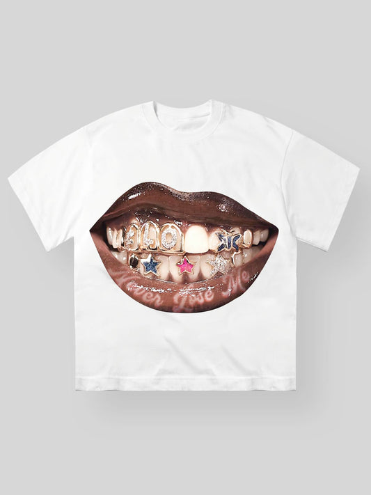 Starry Grills Print T-Shirt