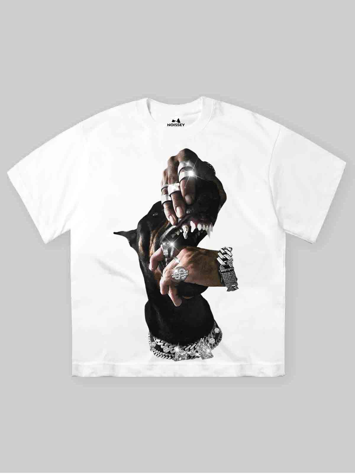 Fierce Doberman Print T-shirt