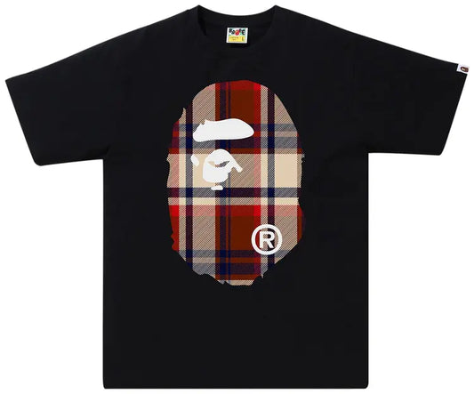 Bape T-shirt Burberry Big Head Black