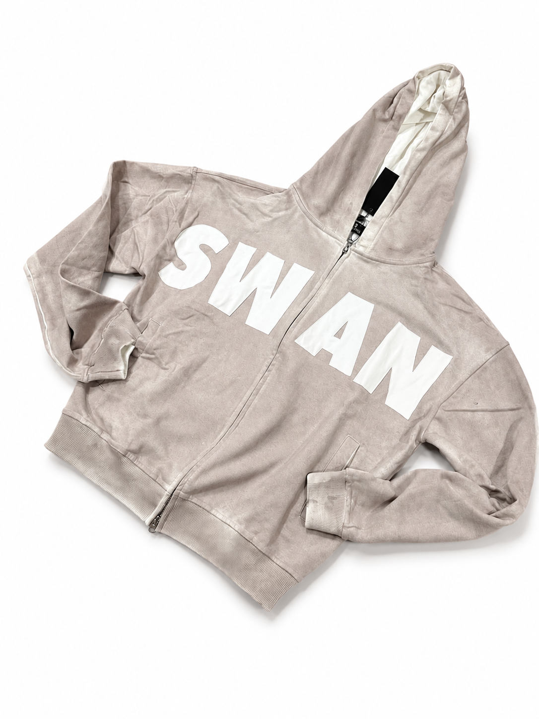 SWAN Zip-Up Hoodie 'Caramel Brown'