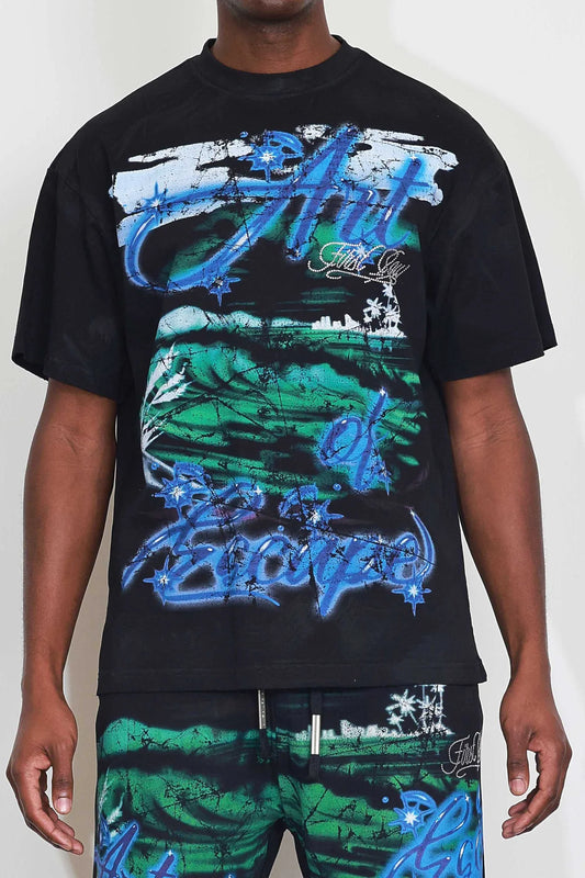 First Row Art Of Escape Wave Tee