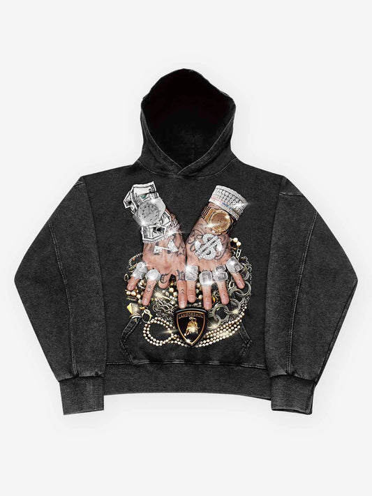 Noissey Hand of Power Print Hoodie