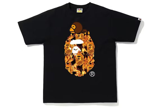 BAPE Flame Milo On Big Ape T-shirt