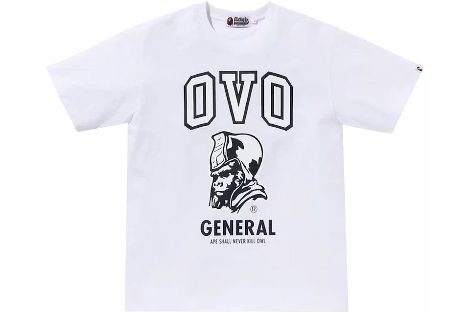 Bape OVO General White Tee