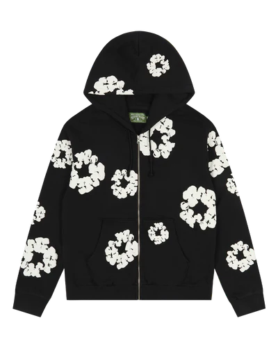 Denim Tears hoodie black & white– Le Drip