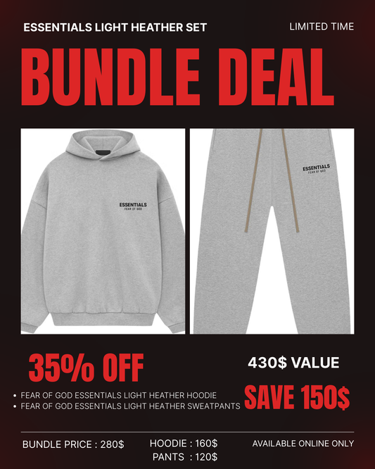 ESSENTIAL BUNDLE SET LIGHT HEATHER