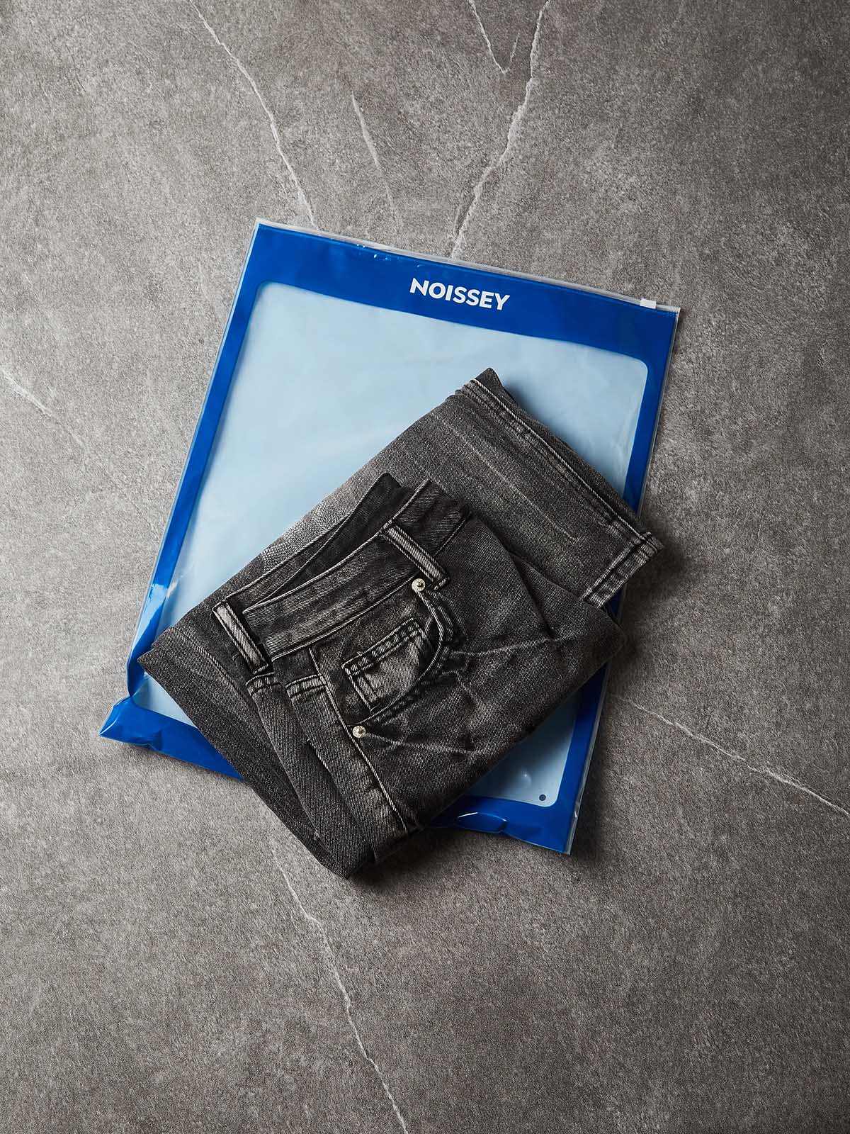 NOISSEY "Galactic Constellation" Asymmetric Gothic Cross Denim Jorts 2 Colors