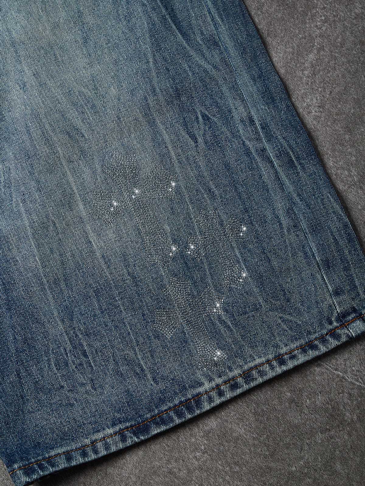 NOISSEY "Galactic Constellation" Asymmetric Gothic Cross Denim Jorts 2 Colors