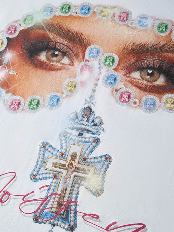 Noissey Original Gem Cross Print T-shirt