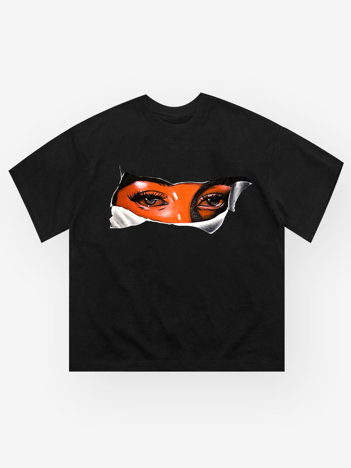 Virgin Mary Eye Print T-shirt