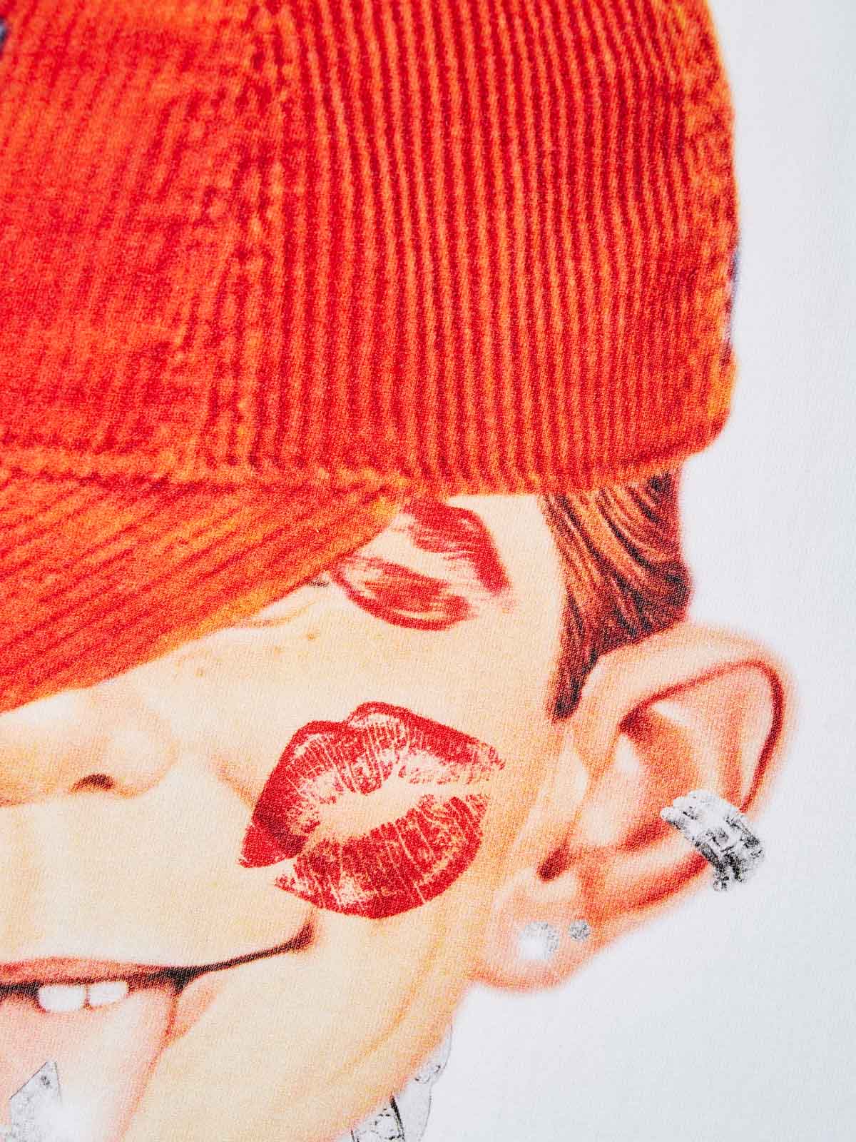 Bad Boy Peaked Cap & Diamond Necklace Print T-Shirt