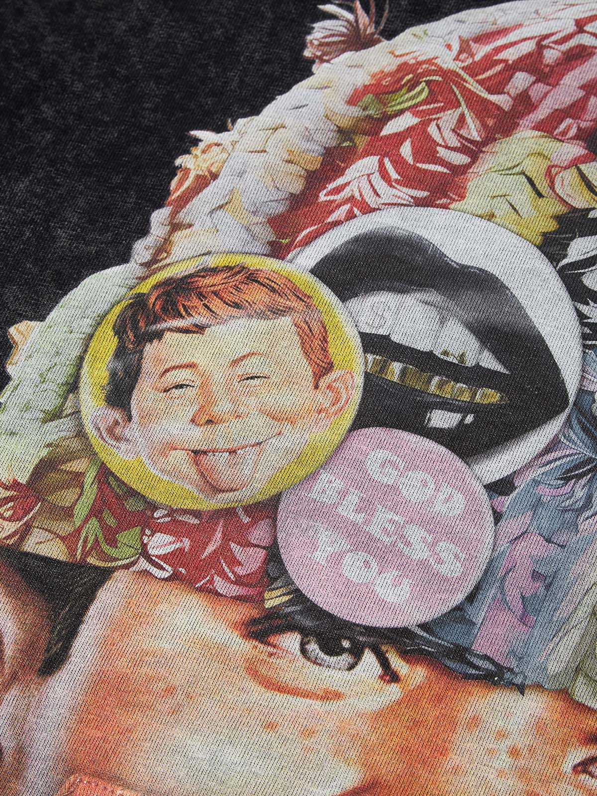 Bad Boy with Knit Cap Print Hoodie