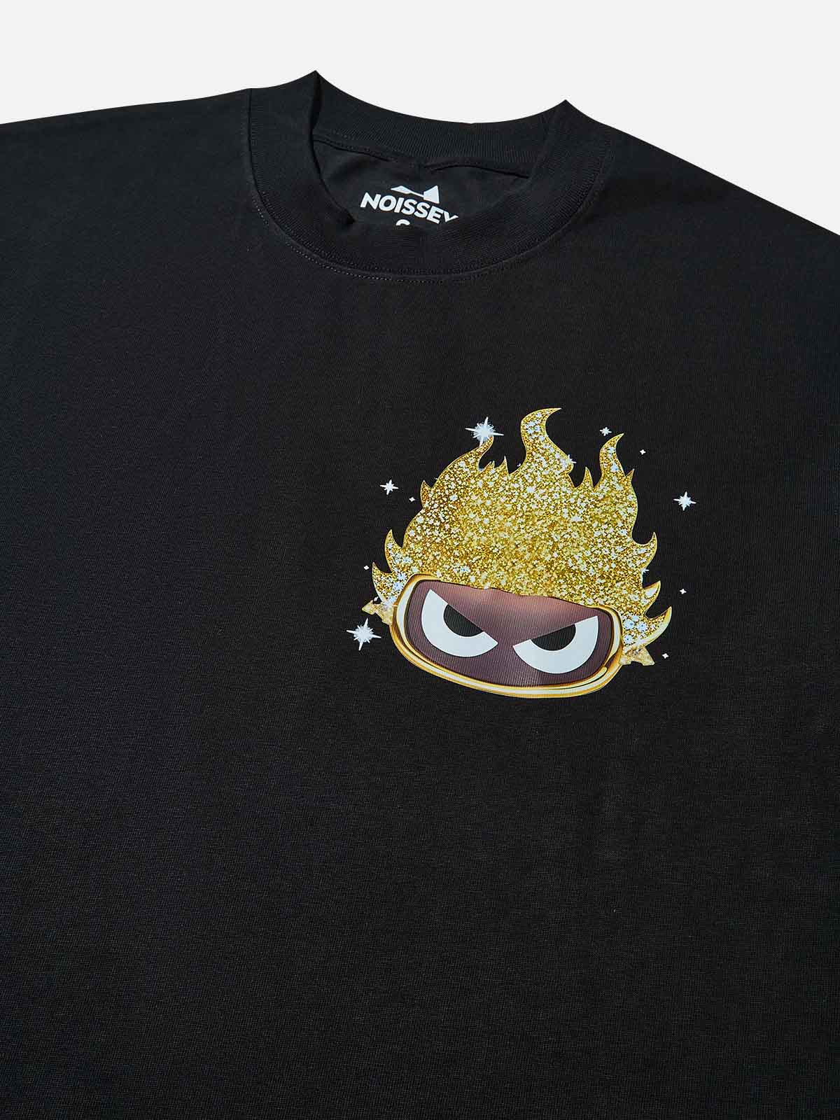 Noissey - Little Fire Man Golden IP Print 350g  High quality T-shirt