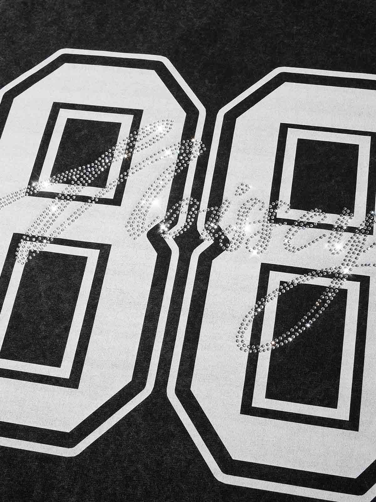 88 Noissey Diamond Wash Print T-shirt