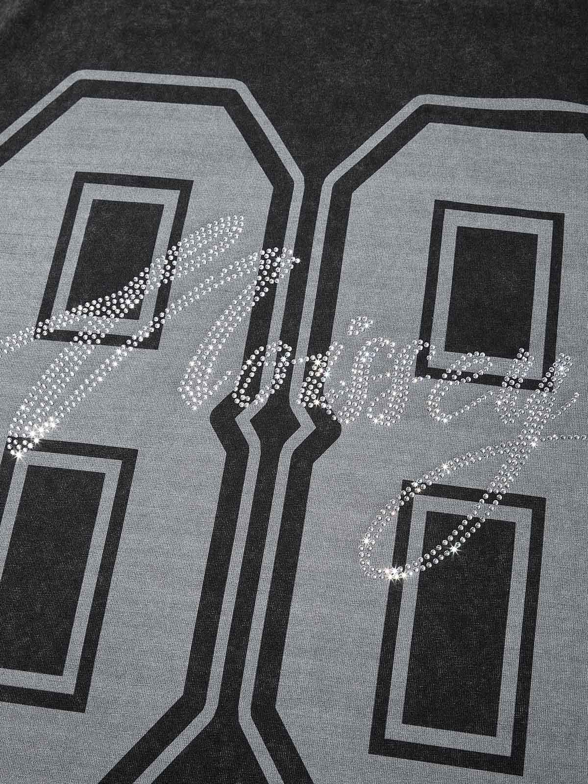 88 Noissey Diamond Wash Print T-shirt