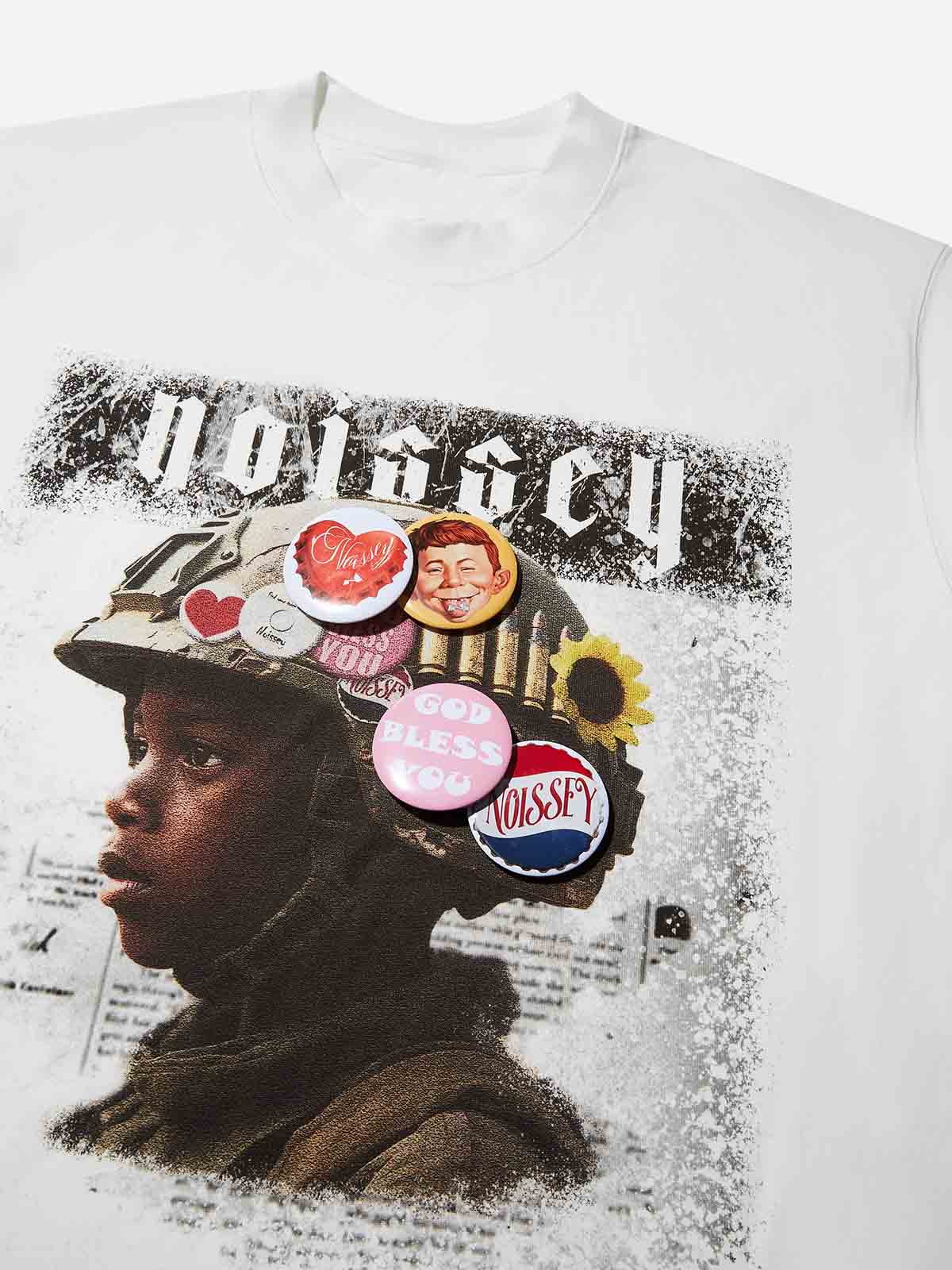 High quality Peace Over War DIY Print 350g T-shirt