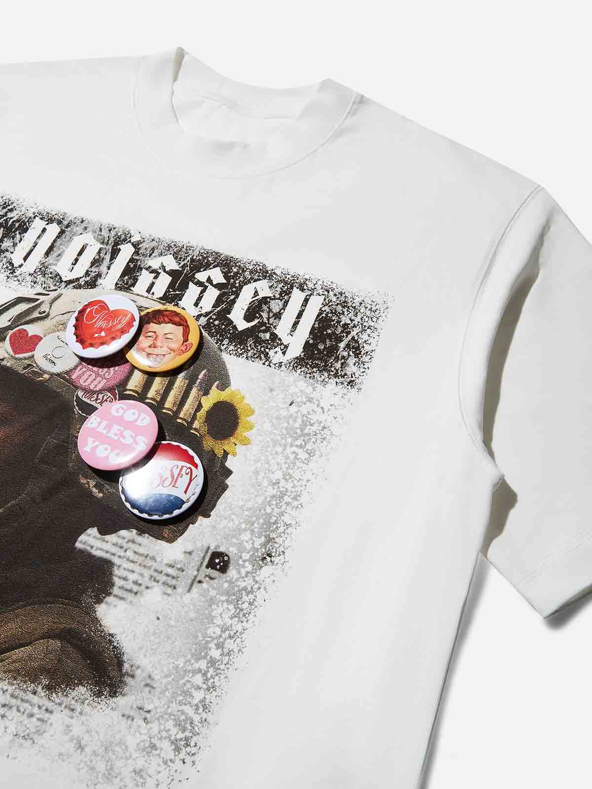 High quality Peace Over War DIY Print 350g T-shirt