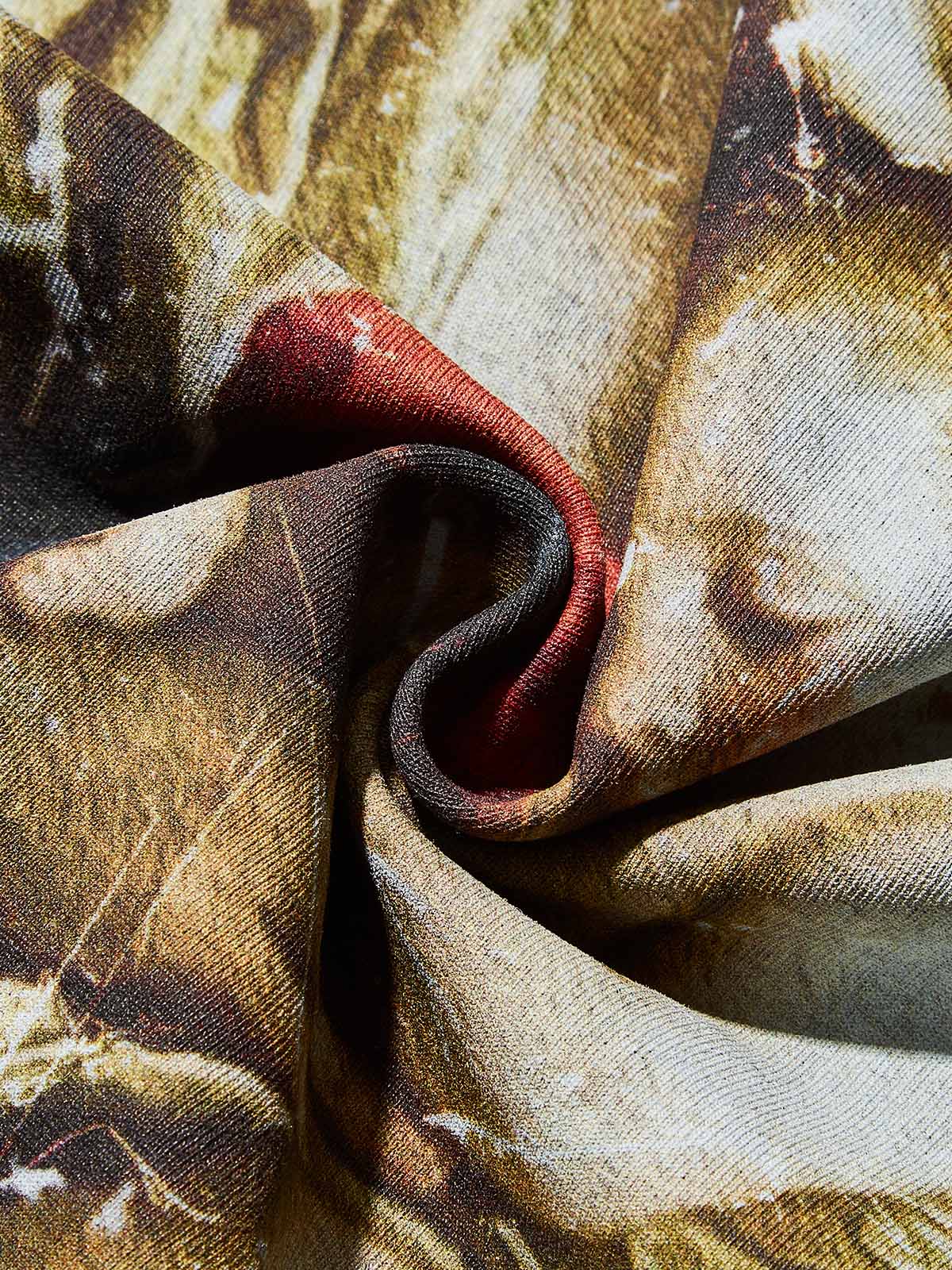 "Kiss" washed print T-shirt