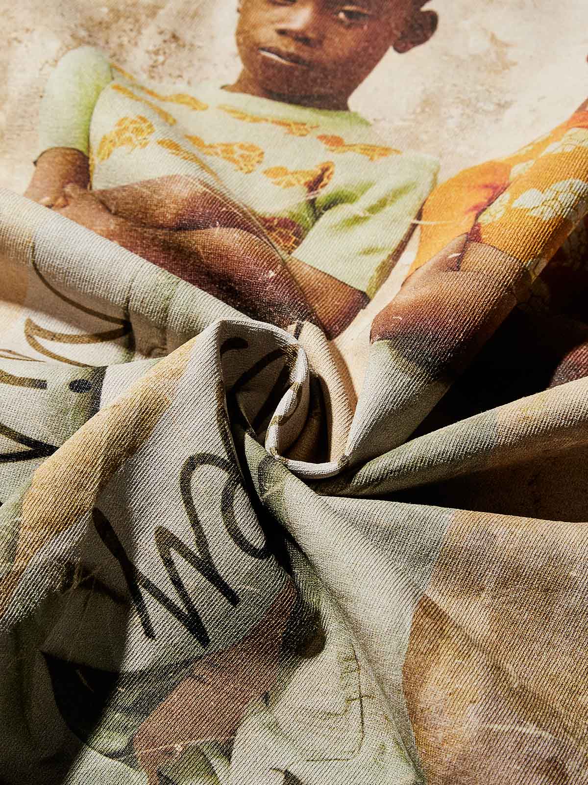 "I Am a Child of God" Distressed Watercolor Print T-Shirt