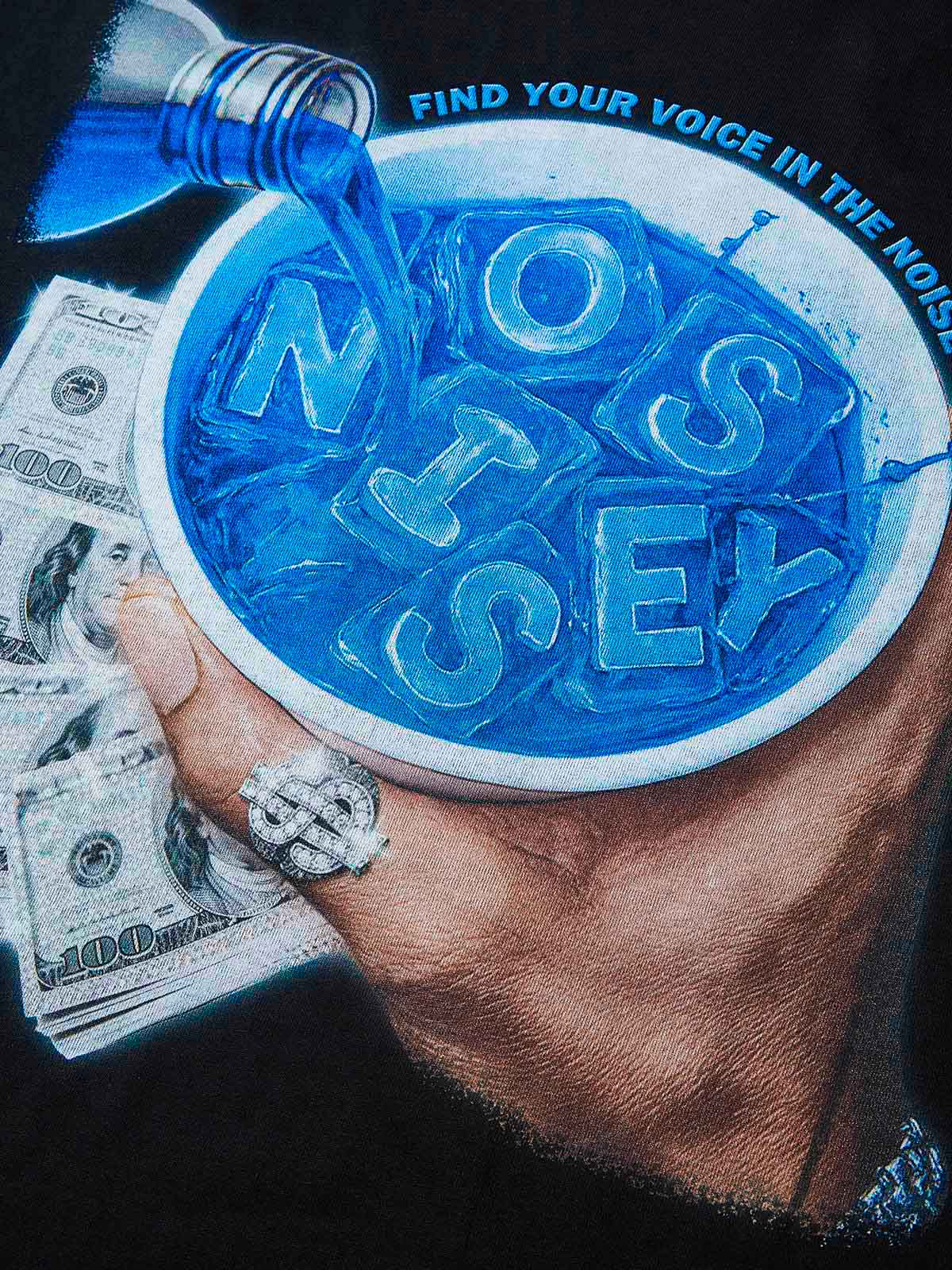 "Cheers to Money" Printed T-shirt