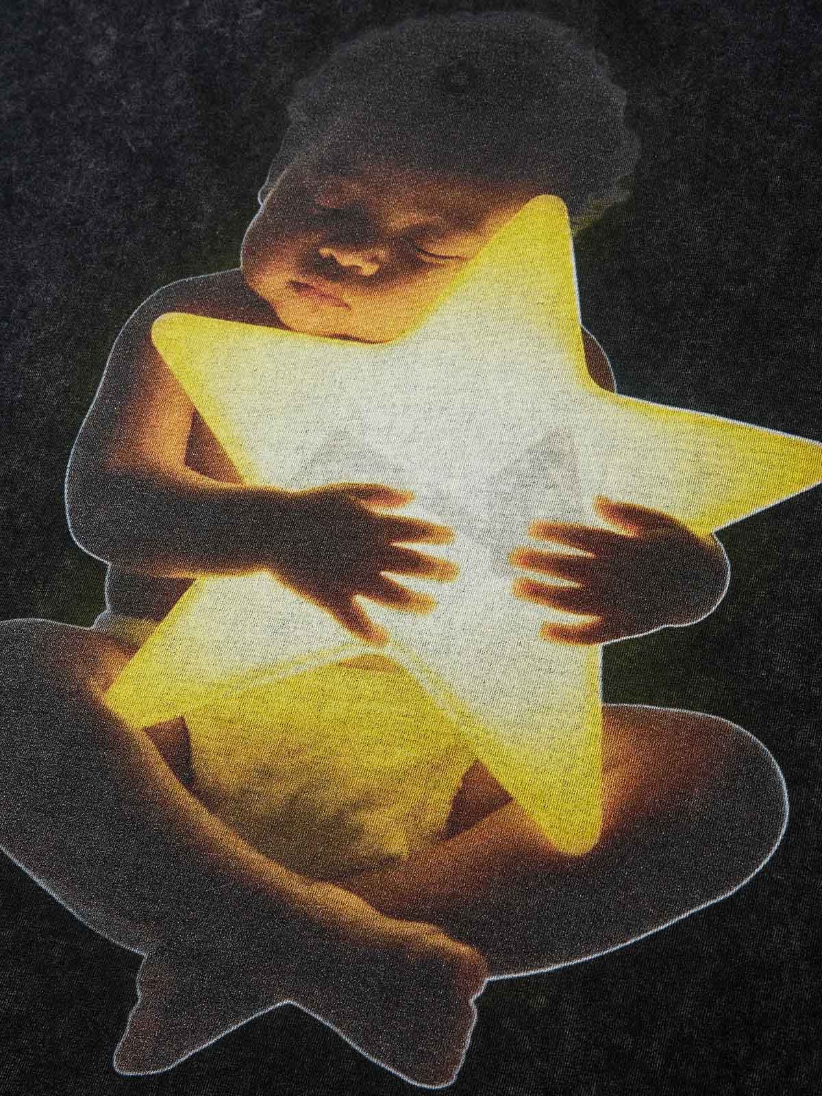 Embrace the stars in the universe print T-shirt