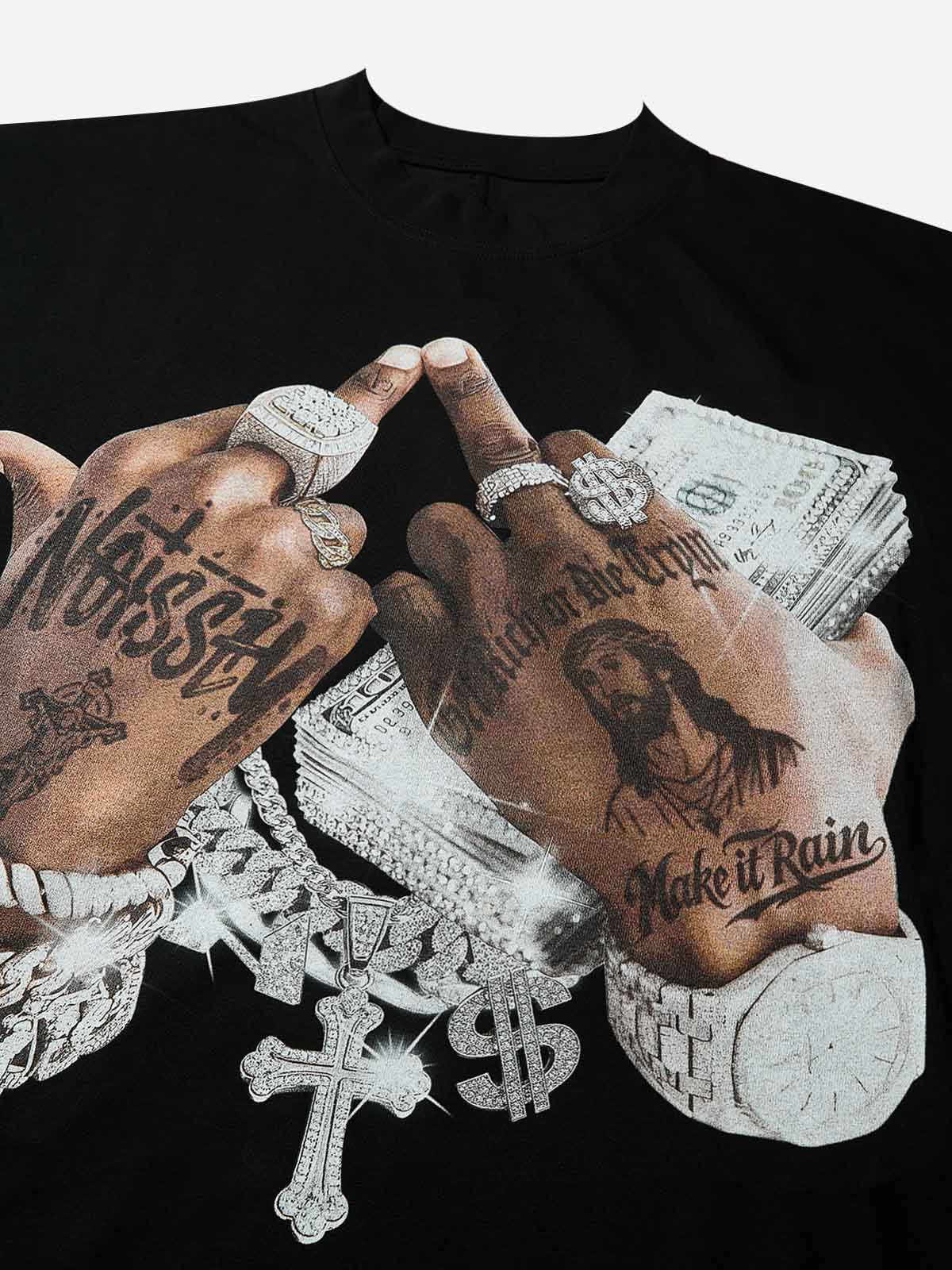 Oversized Batwing T-shirt with Noissey has absolute power and money