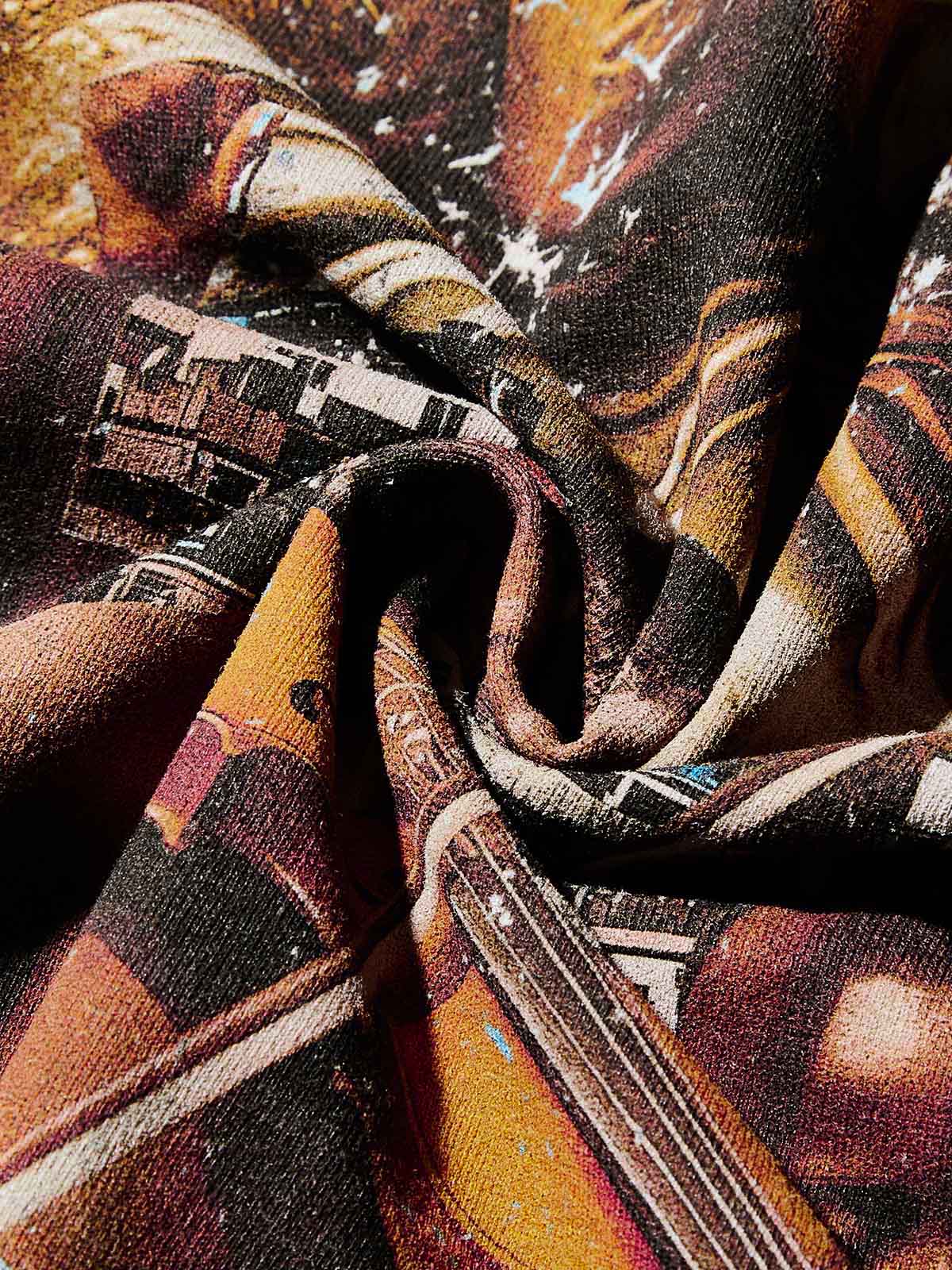 Freedom Collage Washed Print T-Shirt