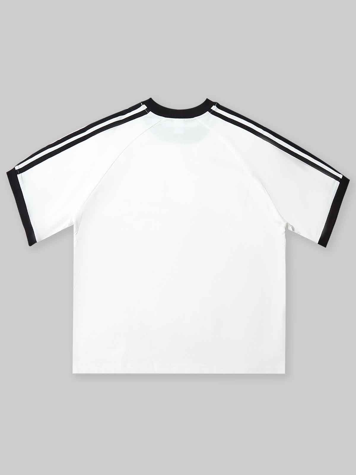 Shattered Collage Masked Print T-shirt